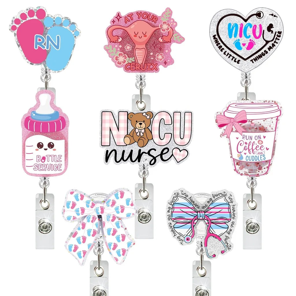 NICU Badge Reel for nurses and healthcare workers