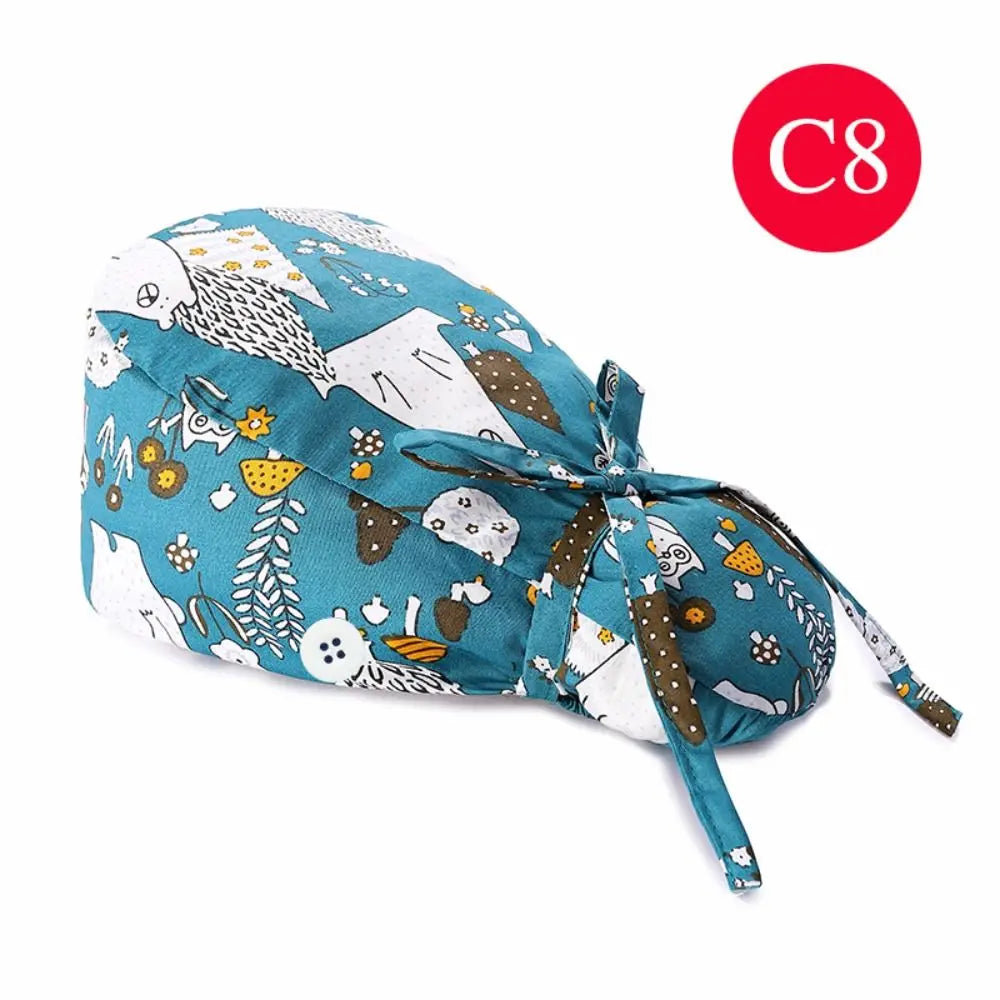 Ponytail Scrub Cap for nurses and healthcare workers product view 41