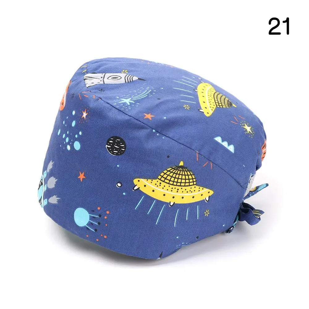 Ponytail Scrub Cap for nurses and healthcare workers product view 34