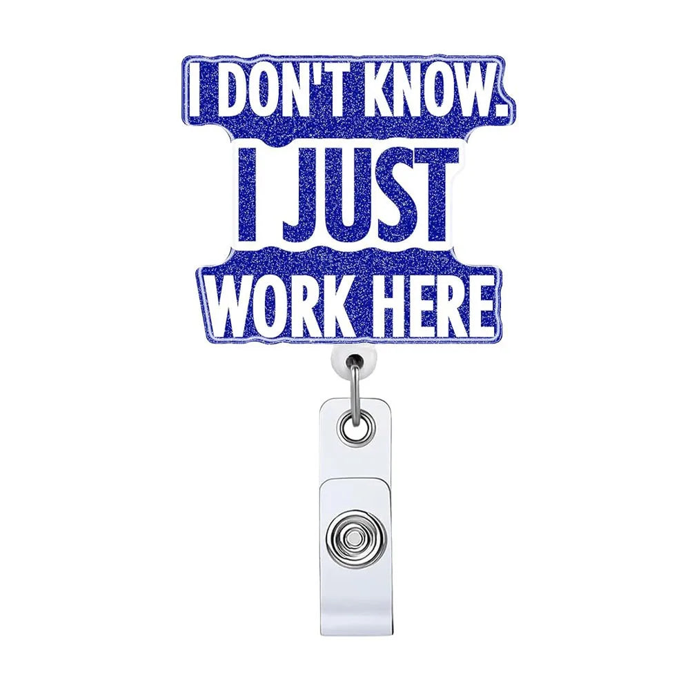 Glitter Badge Reel for nurses and healthcare workers product view 10