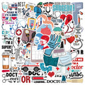 Medical Life Sticker Pack (50-Piece) for nurses and healthcare workers
