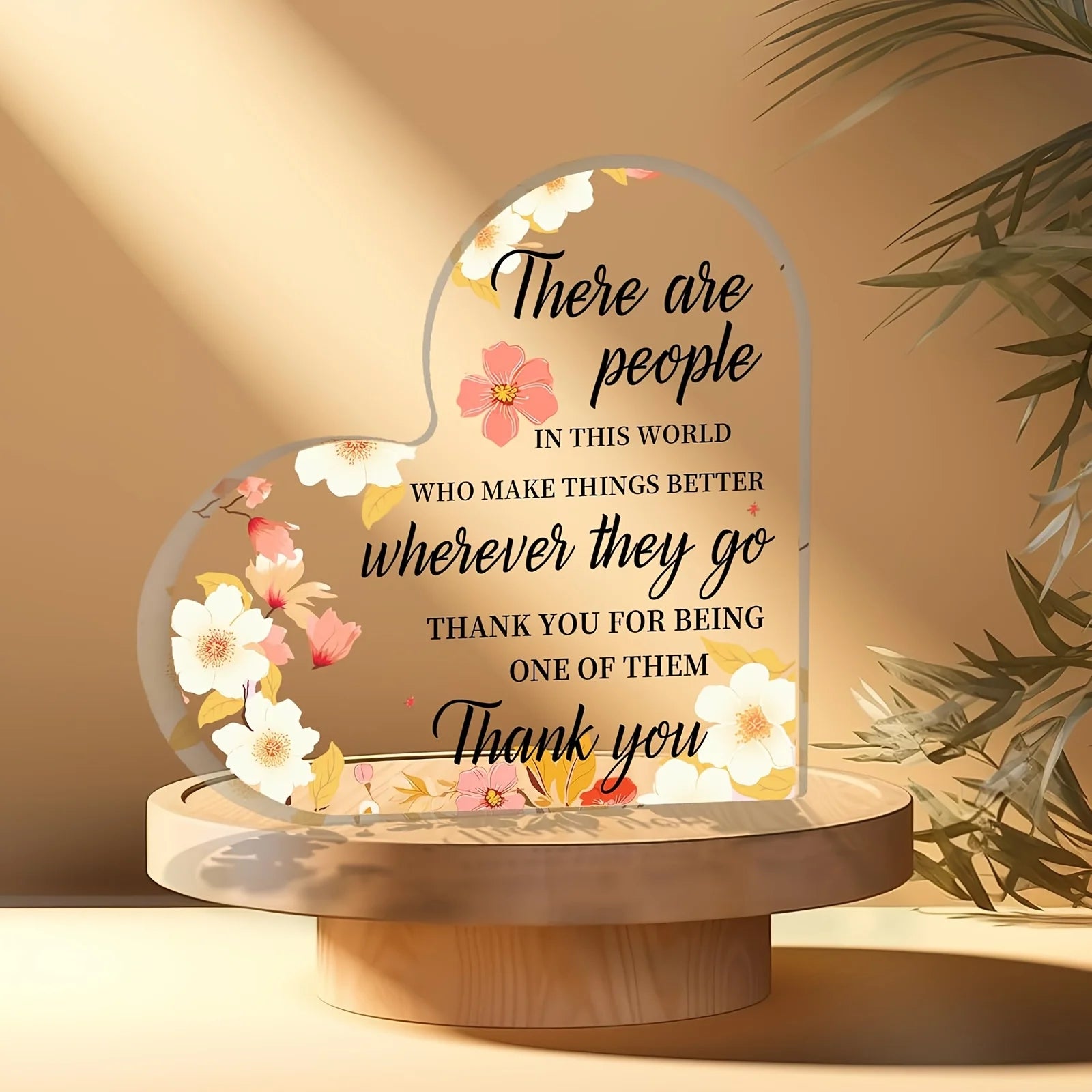 Personalized Nurse Appreciation Heart Plaque for nurses and healthcare workers product view 4