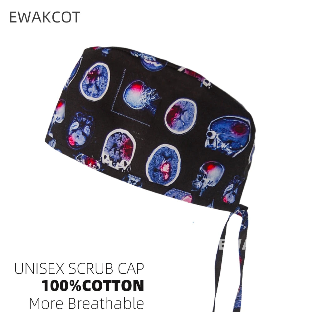 Neuro Collection Brain Anatomy Scrub Cap for nurses and healthcare workers product view 14