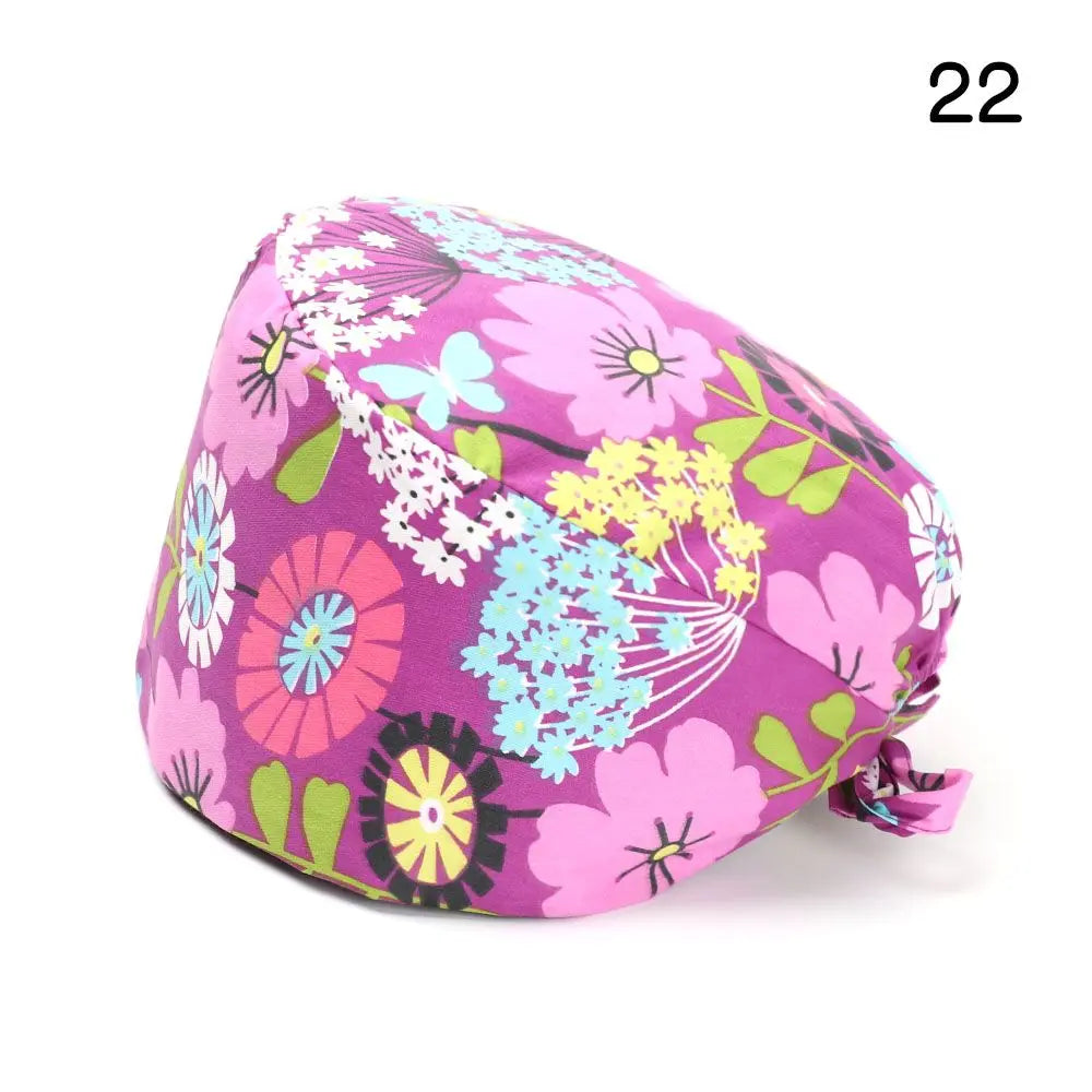 Ponytail Scrub Cap for nurses and healthcare workers product view 39