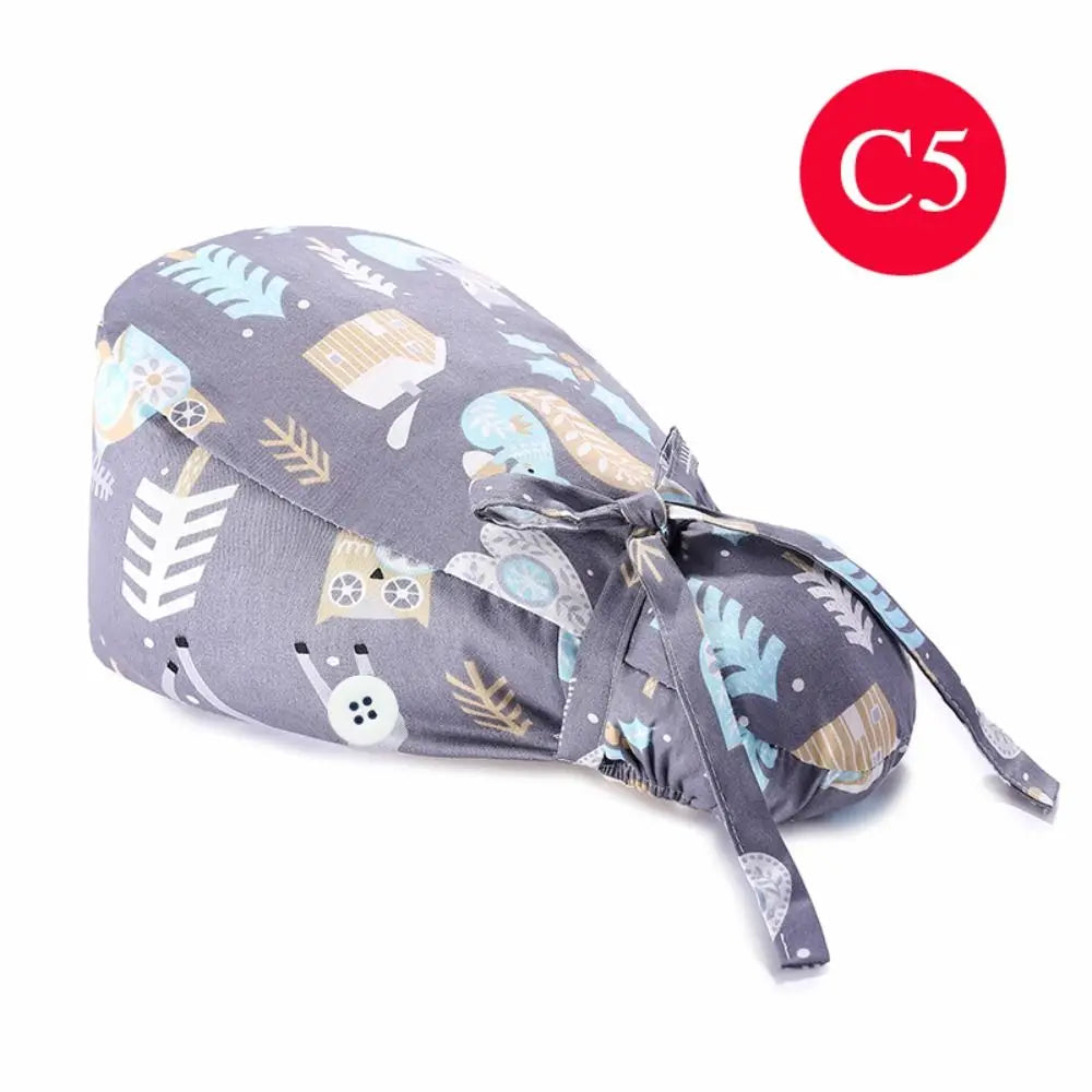 Ponytail Scrub Cap for nurses and healthcare workers product view 40