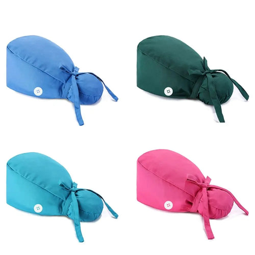 Ponytail Scrub Cap for nurses and healthcare workers product view 2