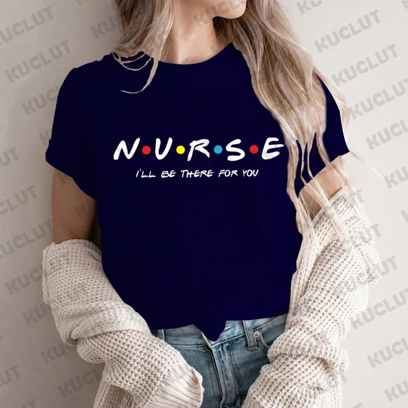 Nurse Life Graphic Tee for nurses and healthcare workers product view 4