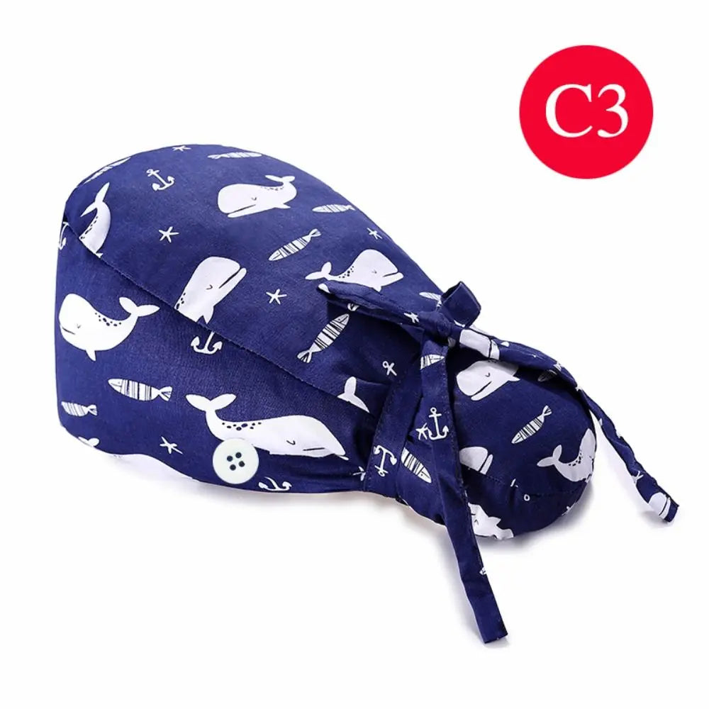 Ponytail Scrub Cap for nurses and healthcare workers product view 32